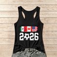thumbnail image 1 of Women's Football Graphic Tank Tops, Women's Sleeveless Running Tank Top, Breathable Lightweight Sports Vest for Workout, Gym, Yoga, Training for Soccer Tournament 2026 Black Size: S, 1 of 5
