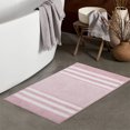 thumbnail image 5 of Tahtuvzn Bathroom Rugs Clearance! Extra Thick Microfiber Striped Door Mat Non Slip Bathroom Kitchen Entry Rug Water Absorbent Floor Mat for Bathroom Kitchen Doorway Foot Mat, Gifts for Friend, 5 of 6