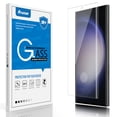 thumbnail image 2 of Tsuinz 3 Packs Screen Protector Tempered Glass for Samsung Galaxy S23 Ultra, Clear, 2 of 19