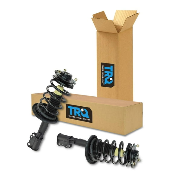 TRQ Front Strut & Coil Spring Assembly Set Driver & Passenger Sides Fits Select 04-06 Lexus ES330 Toyota Camry Solara