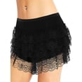 thumbnail image 2 of Women's Lace Ruffles Panties Dance Bloomers Booty Shorts Burlesque Retro Style Boyshorts Steampunk Underwear, 2 of 8