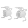 thumbnail image 2 of Beach Umbrella Hook Hanger, 4 Prong Umbrella Hook Tool Free Installation 2Pcs Adjustable Height  For Hat For Sunglasse White, 2 of 8