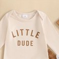 thumbnail image 4 of HCNTES Baby Boy Winter Clothes Clothes Boy Boys Photoshoot Outfits Winter 3PCS Romper + Pants + Warm Hat Set Baby 0 6 9 12 18 Months, 4 of 6