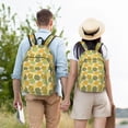 thumbnail image 6 of Daiia Bee honey Vintage Canvas Backpack for Men and Women ,Hiking Backpack,Travel Laptop Bag for School,Large Capacity Backpack, 6 of 8