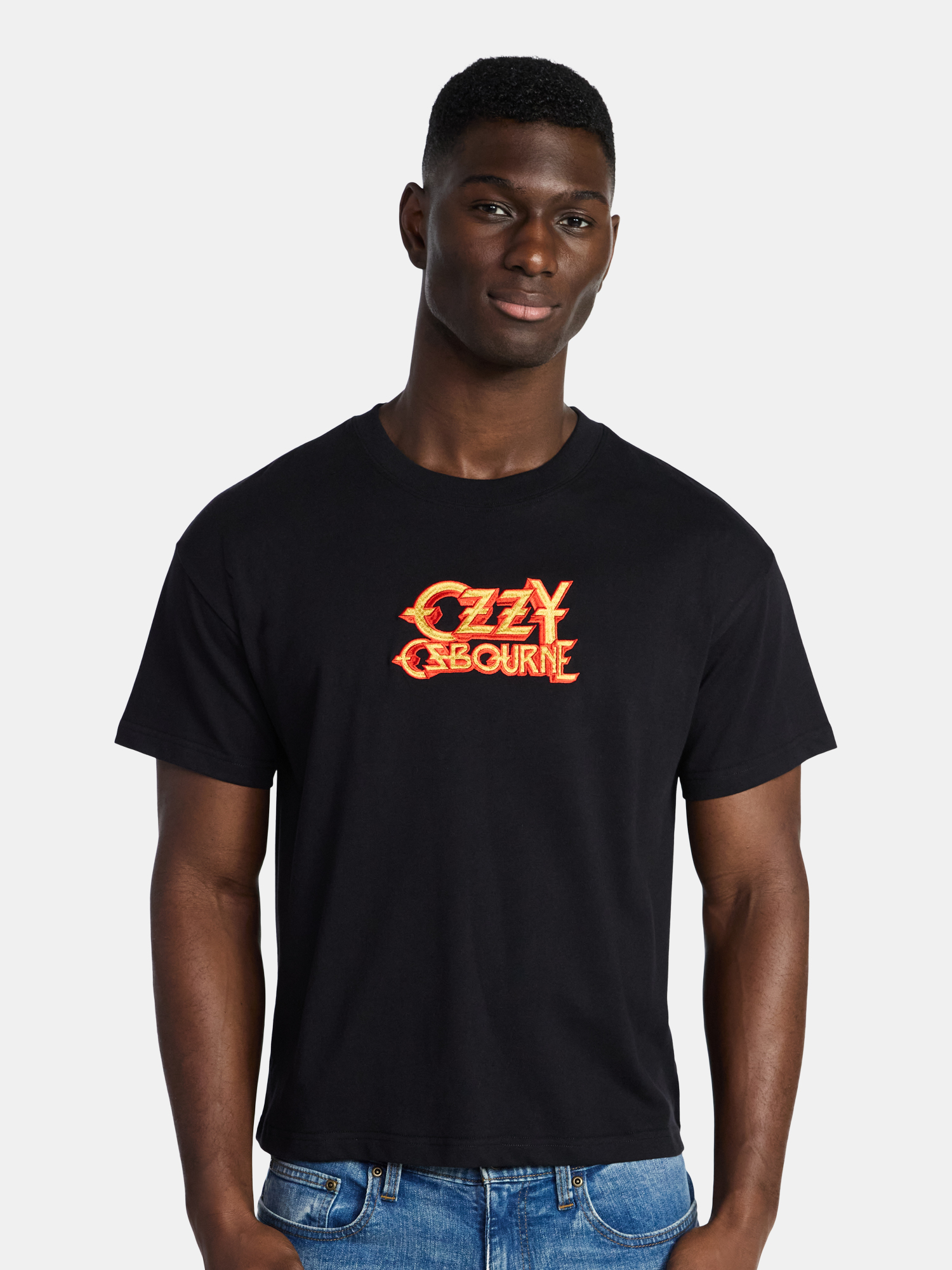 Ozzy Osbourne Men's and Big Men's Boxy Fit Graphic Tee, Sizes XS-3XL