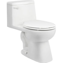 Proflo Pf9541 Galveston 1.28 Gpf One Piece Elongated Chair Height Toilet - White