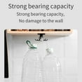 thumbnail image 3 of 360 Rotating Storage Hook, 4 Pieces Kitchen Utensils Wall Mount Multipurpose Space Saving Rotating Shelf 6 Prongs, For Spoon Cutting Board Towel,Black, 3 of 5