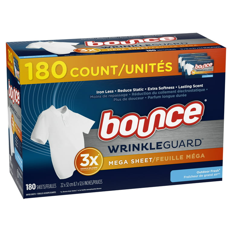 Bounce® Outdoor Fresh & Clean Mega Dryer Sheet, 180 ct - Harris Teeter