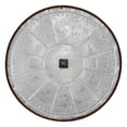 thumbnail image 3 of Lambert Galvanized Metal Wall Clock, 3 of 4