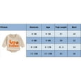 thumbnail image 7 of Newborn Baby Boy Girl Halloween Outfit Hey Pumpkin Sweatshirt Bubble Romper Oversized Bodysuit First Halloween Cute Baby Clothes, 7 of 7