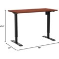 EN1 WholePiece Standing Desk 48 x 24 Inches Height Adjustable Desk