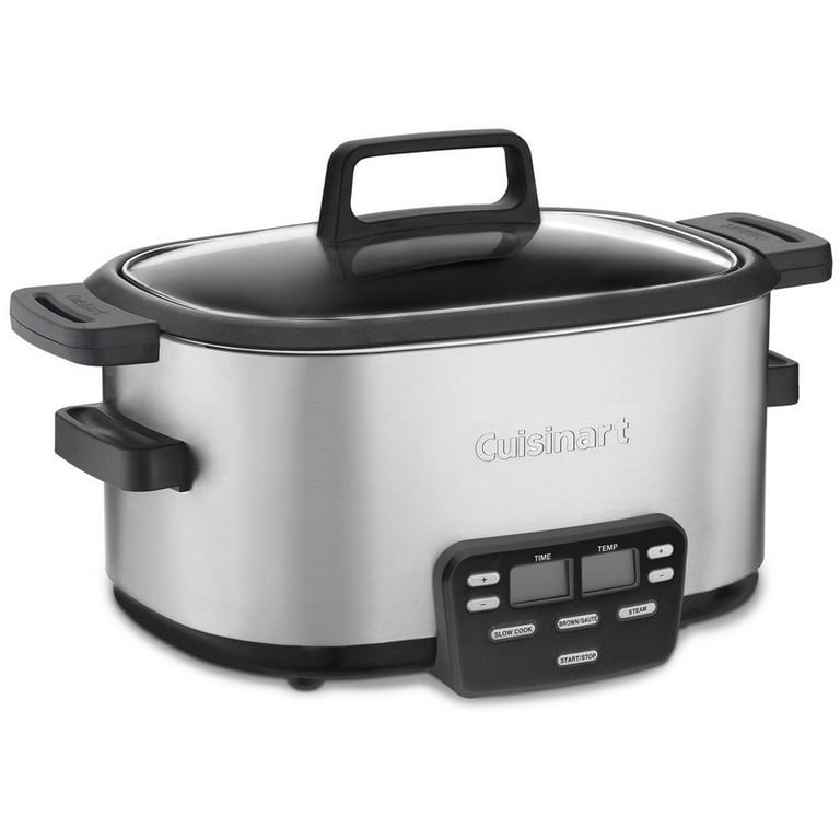  Cuisinart MSC-600 3-In-1 Cook Central 6-Quart Multi-Cooker: Slow  Cooker, Brown/Saute, Steamer, Silver: Home & Kitchen