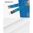 thumbnail image 6 of Beach Palm Trees Blue Sea Window Curtain Kitchen Cabinet Coffee Tie-Up Valance Curtain Rod Pocket Short Curtain, 6 of 6