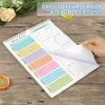 thumbnail image 2 of Meal Planner Notebook 8.5x11”, 50 Sheets Magnetic, Double Helix Meal & Grocery List, Wall-Mountable Menu Planner for Daily & Weekly Plan, 2 of 8