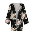 Cardigans for Women Plus Sizes Womens Summer Fall Printed Cardigan Long