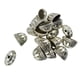 thumbnail image 1 of Tapas Espaciadoras de Plata Antigua Focales de Flores Fabricación de Joyas Artesanía DIY 20 Piezas, 1 of 9