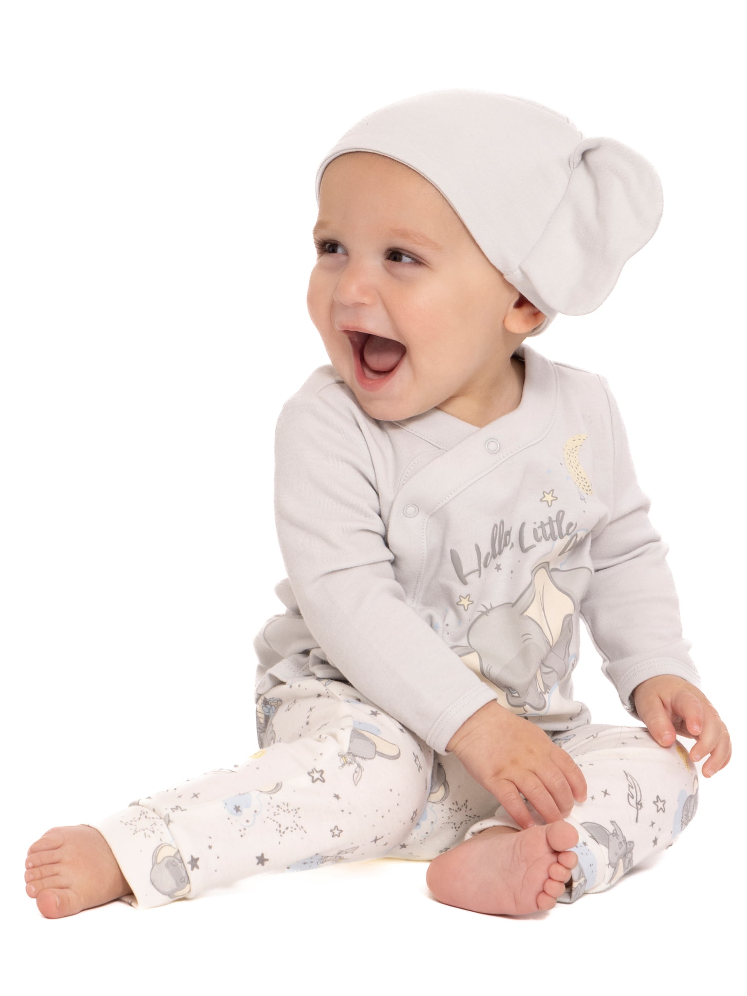 Disney Baby Wishes + Dreams Dumbo Baby Boys or Girls Take Me Home Set, 3-Piece, Sizes Preemie-9M