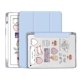 thumbnail image 1 of Funda compatible con iPad 10.2 iPad 2021/2020/2019, funda transparente de 0.2 pulgadas, función de reposo/activación automática, 1 of 5
