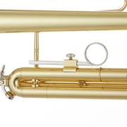 Ashthorpe Standard Bb Trumpet for Students and Beginners, Gold Lacquer Finish