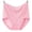 Pink, variant on Ohufall Cotton Panties for Plus Size Women with Soft Stretchy Material Underwear Breathable High Waist Briefs