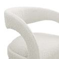 thumbnail image 6 of Modway Pinnacle 30" Upholstered Fabric Bar Stool in Ivory/Silver (Set of 2), 6 of 10