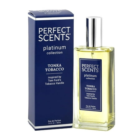 Perfect Scents Fragrances | Inspired by Tom Ford’s Tobacco Vanille | Platinum Collection | Tonka Tobacco | Unisex Eau de Parfum | Paraben & Phthalate Free | Never Tested on Animals | 3.4 Fl Oz
