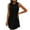 Black, variant on Hoodie Dress for Women Drawstring Sports Casual Solid Color Sleeveless Slim Fashion Casual Hooded Dresses