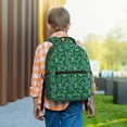 thumbnail image 6 of Yiaed Monstera Leaves Print School Backpack College Backpack Daypacks for Students High School Spacious and Durable Daypack for Work and Travel-One Size, 6 of 6
