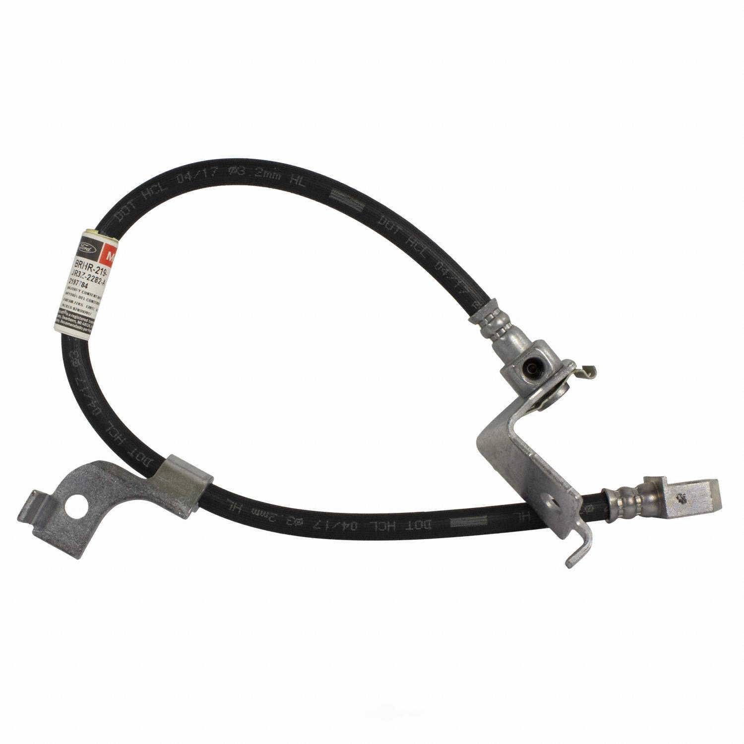 Motorcraft BRHR-219 Brake Hydraulic Hose Fits select: 2018-2023 FORD MUSTANG GT