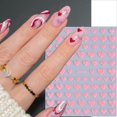thumbnail image 3 of Adhesivos para uñas ZASKHLD 3D autoadhesivos con forma de corazón de San Valentín, 6 unidades, 3 of 9