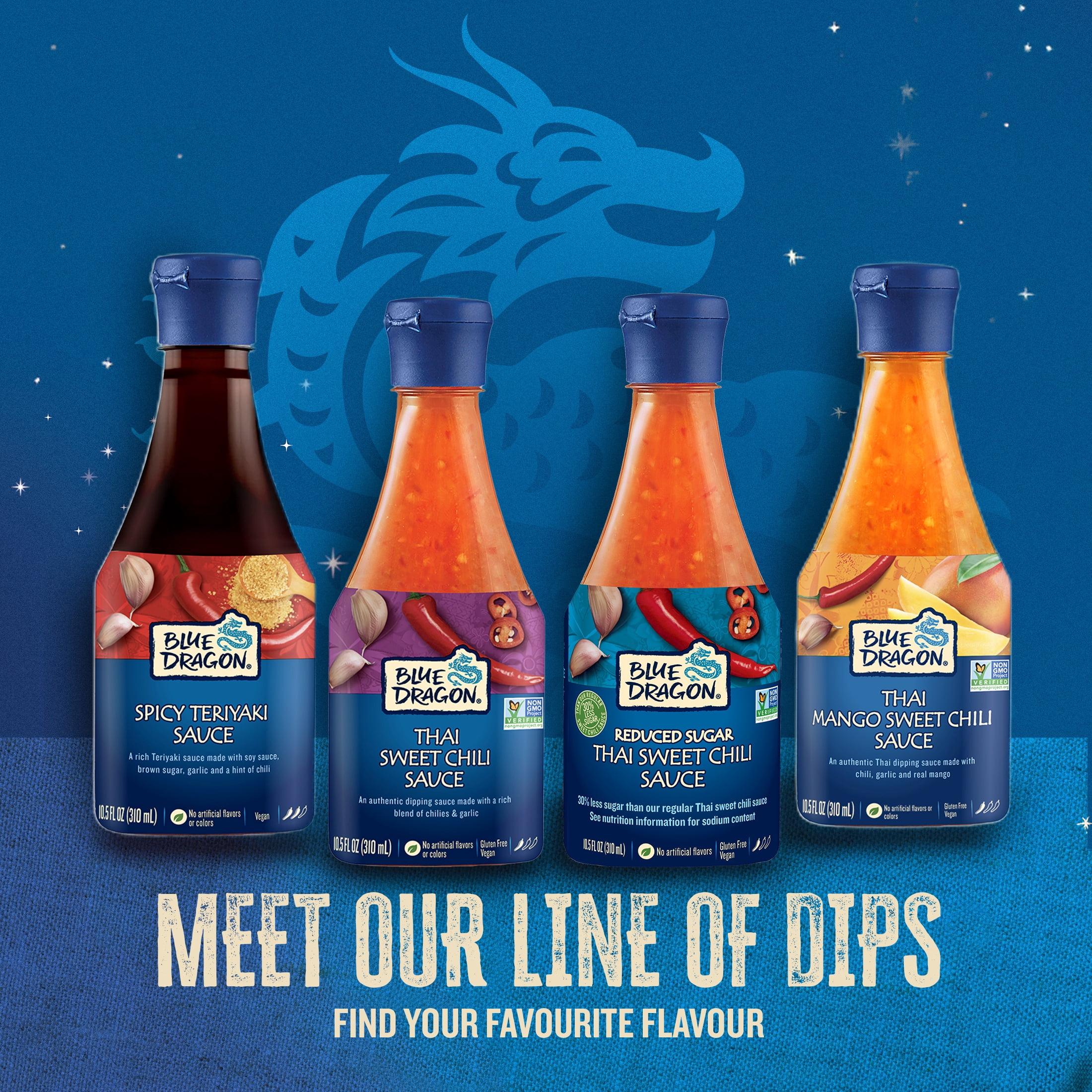 Blue Dragon Reduced Sugar Thai Sweet Chili Dipping Sauce, 10.5 Ounce