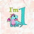 thumbnail image 4 of Inktastic Blue and Pink Baby Dragon First Birthday Boys or Girls Baby Bodysuit, 4 of 5