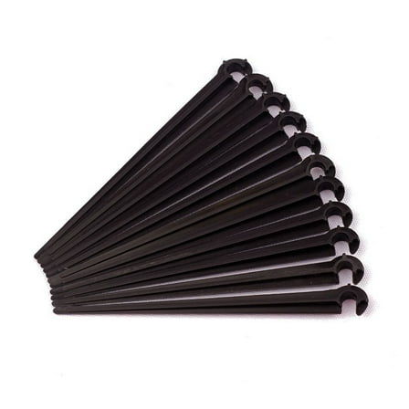 Melantax 100pcs Irrigation Drip Irrigation Support Stakes for Pipe Hose Flower Bed Vegetable Garden Herb Garden