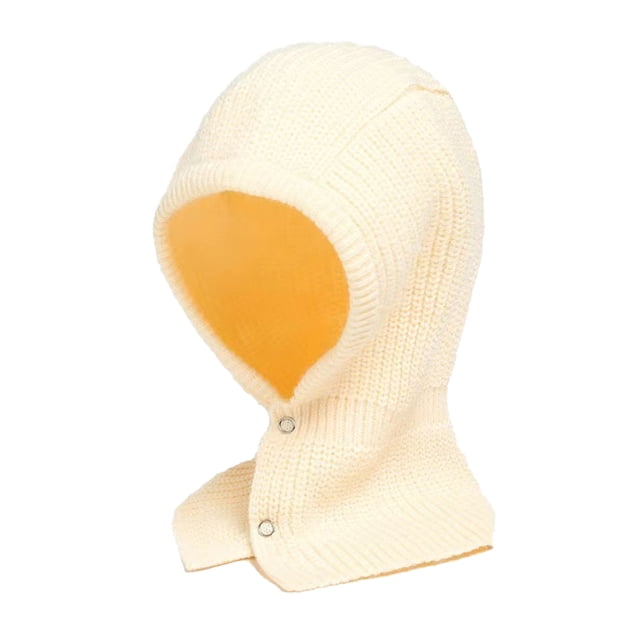 Jumpingount Gorro de jersey tejido para invierno frío, protección para el cuello, gorro térmico a prueba de frío, accesorio para la cabeza, para Sombreros Beige Jumpingount AP013949-06