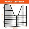 thumbnail image 3 of Horse Stall Barrier, Protective Yoke Design, 52x42 Inch Steel Construction, Horse Stall Gate, Livestock Stall Gate, Dedicated to Standard Stall, Wash Rack, Standard Barn Doorway, 3 of 8