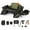 Green, variant on Costway Inflatable Fishing Float Tube Portable Fishing Boat with3 Detachable Storage Boxes Camouflage