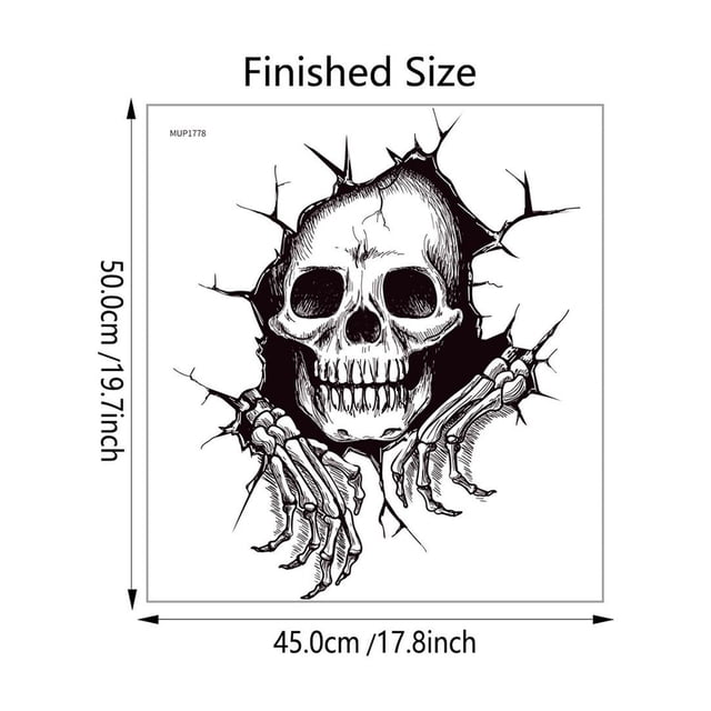 JJKBVCLO Halloween Wall Decals Terrifying Decorations For A Spine Party Atmosphere