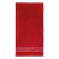 thumbnail image 2 of Toalla Medio Baño 100% Algodón, Color Rojo, Mainsheet., 2 of 3