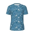 thumbnail image 5 of Wukai Dinosaur Skull Print Men's Short-Sleeved Mesh T-Shirt,Quick-Dry Short Sleeve Workout T-Shirt-Large, 5 of 8