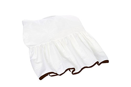 Baby Doll Lodge Collection Crib Skirt/Dust Ruffle Black