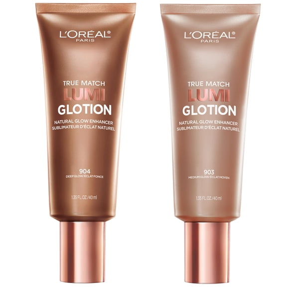 Maquillaje L'Oreal Paris True Match Lumi Glotion Medium/Deep x2