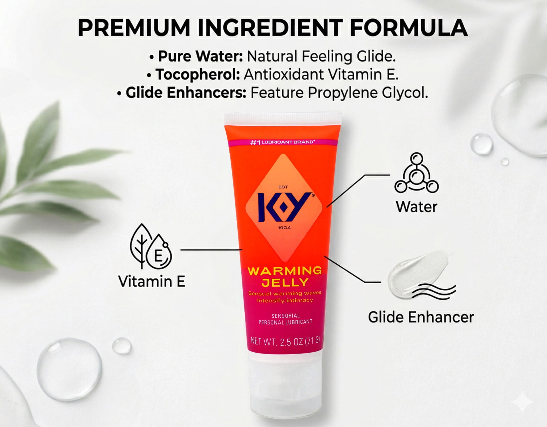 3 pack) K-Y Warming Sensation Jelly Personal Lubricant - 2.5 Oz -  Walmart.com