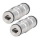 thumbnail image 3 of Conector de poste de bloqueo de bola de barril de cerveza Homebrew, conector de bloqueo de bola rápido duradero de acero inoxidable, 2 uds., 3 of 8