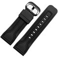 thumbnail image 1 of wonima11 SA Silicone Watch band 28mm Watchbands for Seven on Friday Strap Silicone Rubber Watch Accessories Waterproof Wrist band Bracelet Belt, Black-black Buckle, 1 of 1