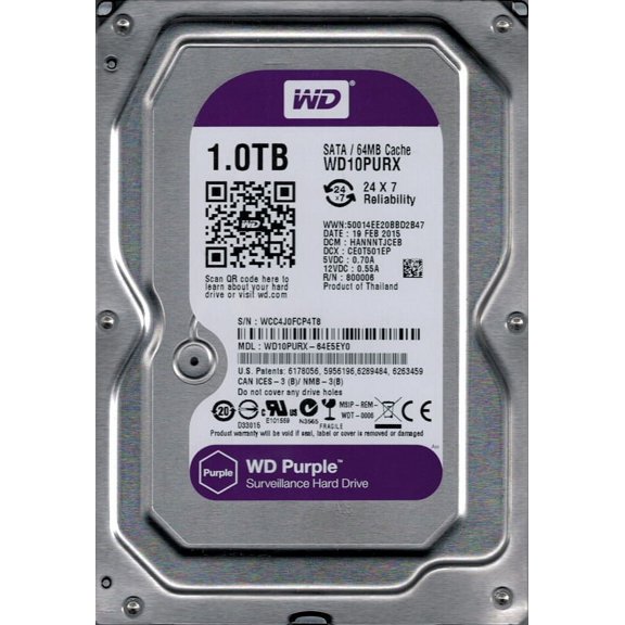 WD10PURX-64E5EY0 DCM: HANNNTJCEB WCC4J Western Digital 1TB