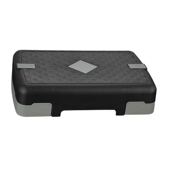 koolsoo Adjustable Workout Aerobic Stepper 200kg Heavy Duty Non Slip Fitness Stepper Black Gray