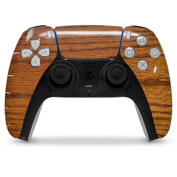 WraptorSkinz Skin Wrap compatible with the Sony PS5 DualSense Controller Wood Grain - Oak 01 (CONTROLLER NOT INCLUDED)