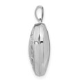 thumbnail image 2 of Médaillon en Forme de Cœur en Argent Sterling Rhodié QLS45 (22mm x 18mm), 2 of 3