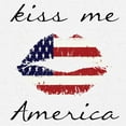 thumbnail image 3 of Lewis, Sheldon 12x12 Black Modern Framed Museum Art Print Titled - Kiss Me America, 3 of 5