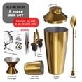 thumbnail image 4 of JoyTable  Bartender Kit - Cocktail Set Kit - Bartender Drink Mixer Shaker Bar Tool Set Gold 8 Piece Set, 4 of 5